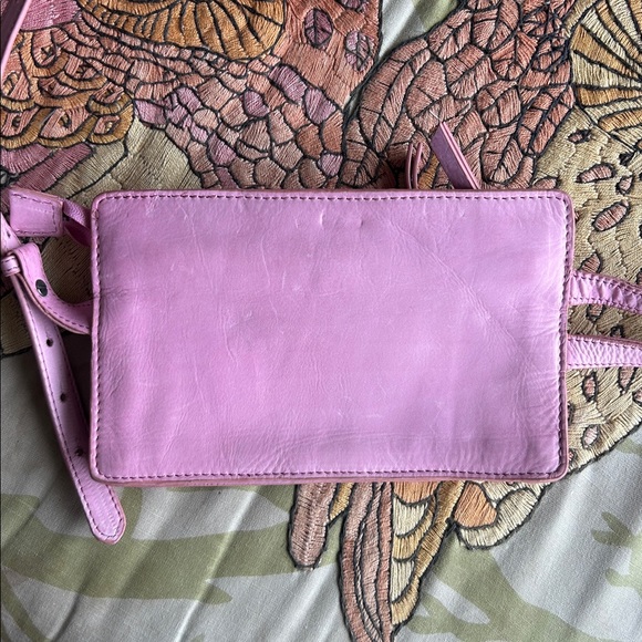 Free People Pink Leather Crossbody Wallet Bag - Picture 3 of 6